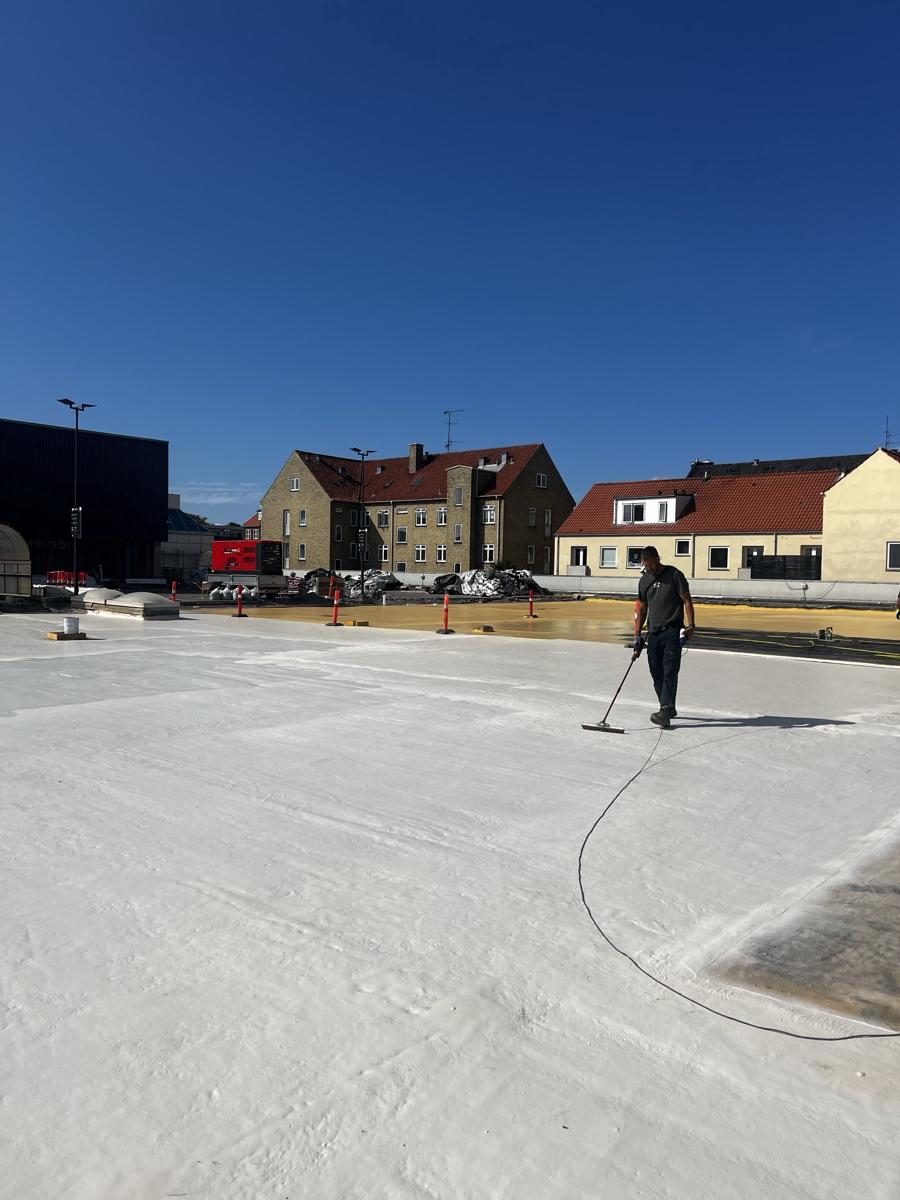 Holiday-test på det hvide membranlag